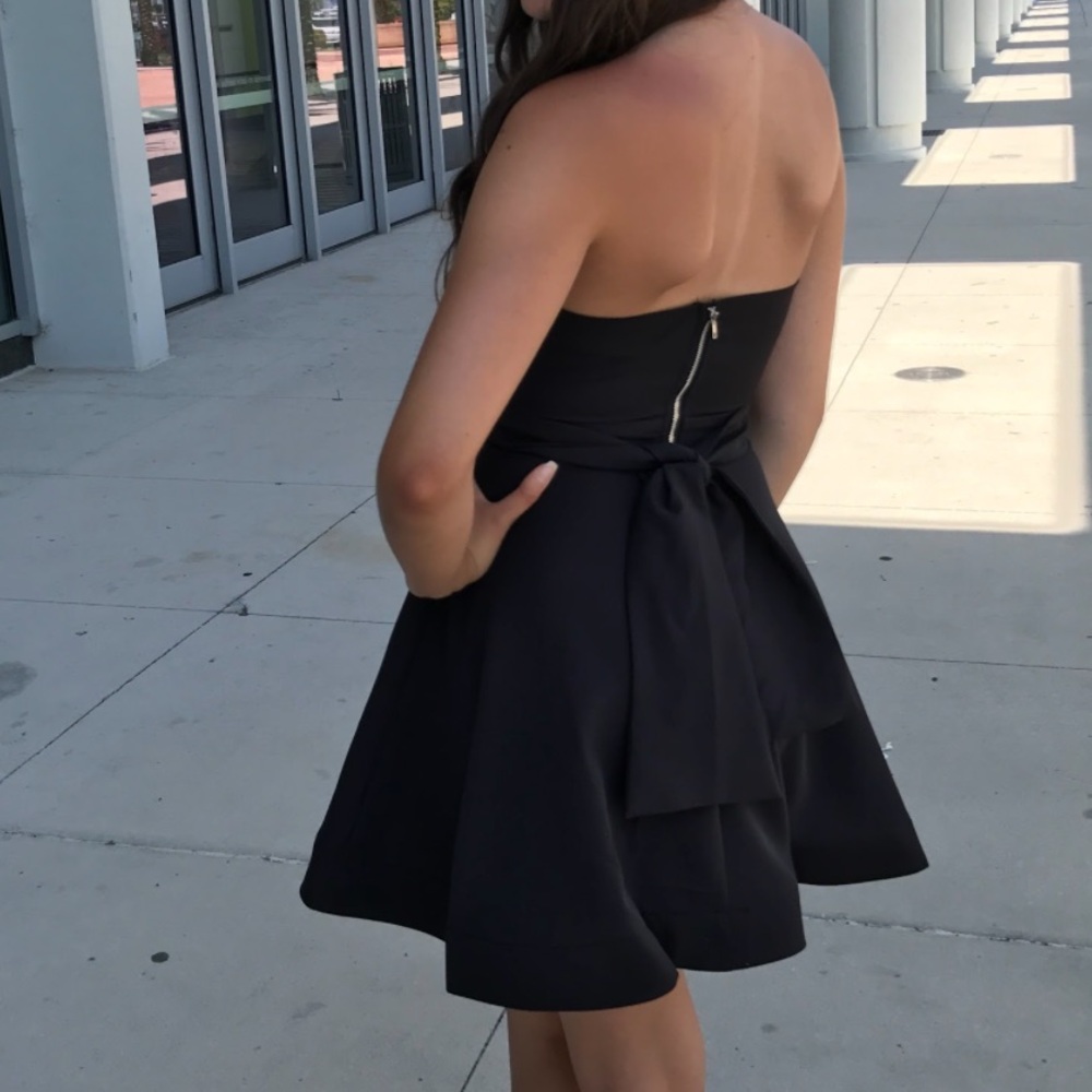 Luxxel Black Mini Dress - Picture 2 of 7